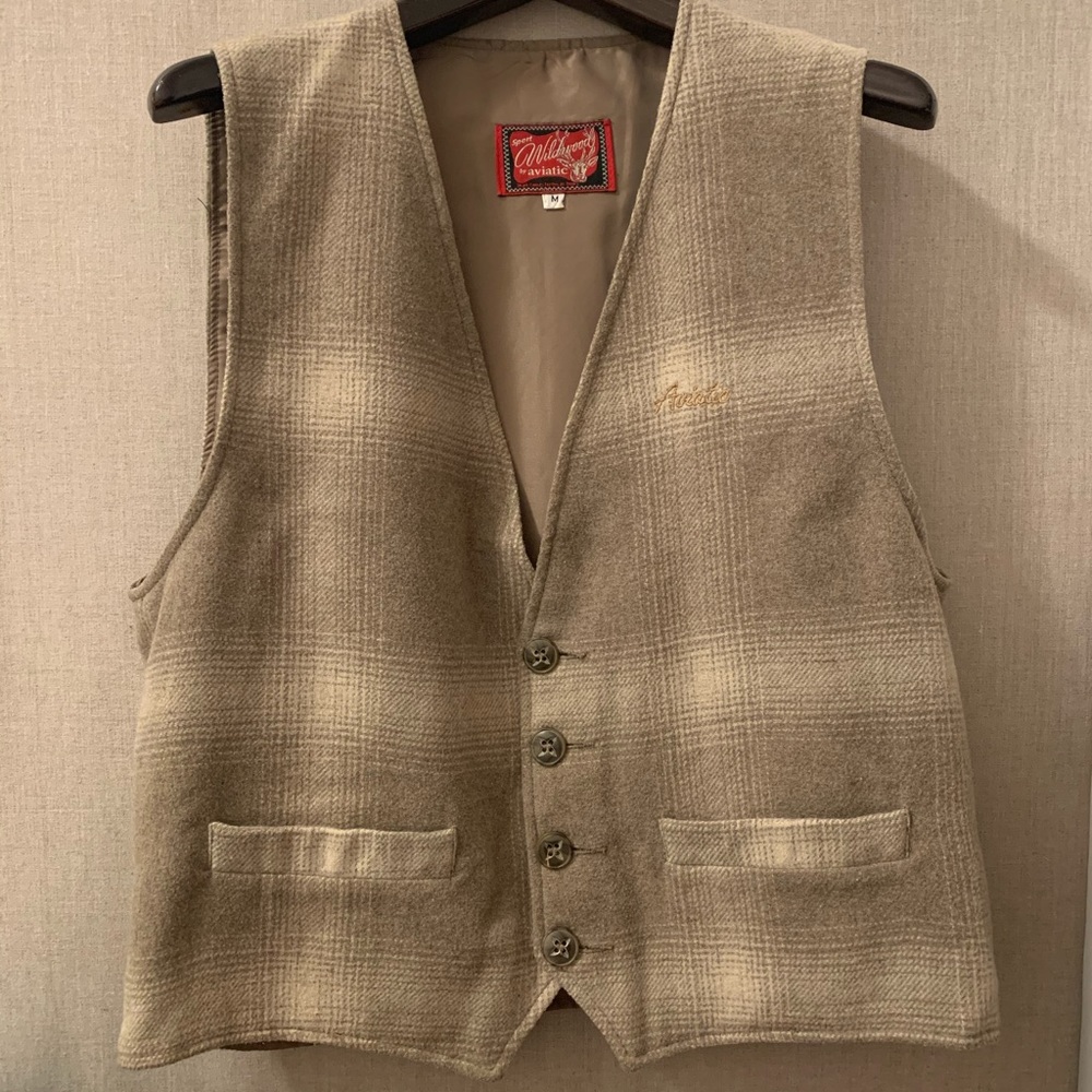 Vintage men’s vest, Wildwood by Aviatic